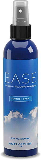 Activation Products Ease Magnesium Spray - Pure Magnesium for Joint and Muscle Pain, Leg Cramp Relief - Sleep Supplement for Restless Leg Syndrome Relief 