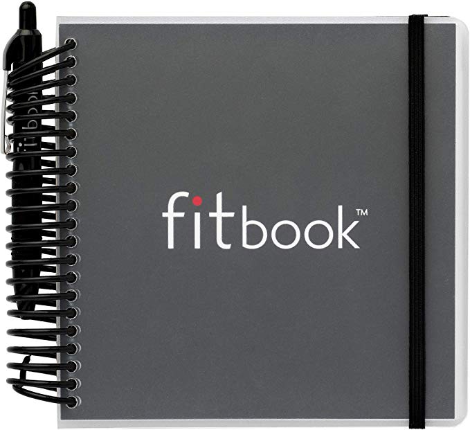 Fitlosophy Fitbook: Fitness Journal and Planner for Workouts, Weight Loss and Exercise, Black Single (12-Week)