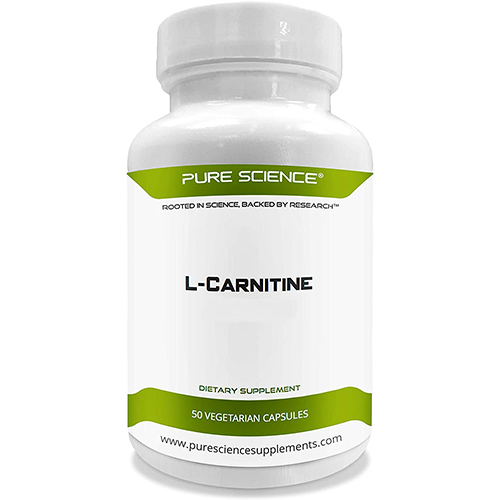 Pure Science L-Carnitine (L-Tartrate) 500mg capsules