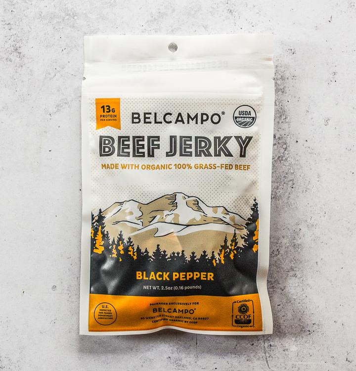 ORGANIC BLACK PEPPER BEEF JERKY, 4 PACK