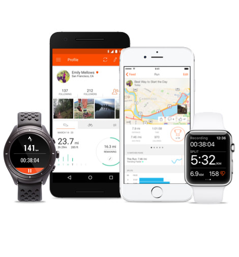 Strava app